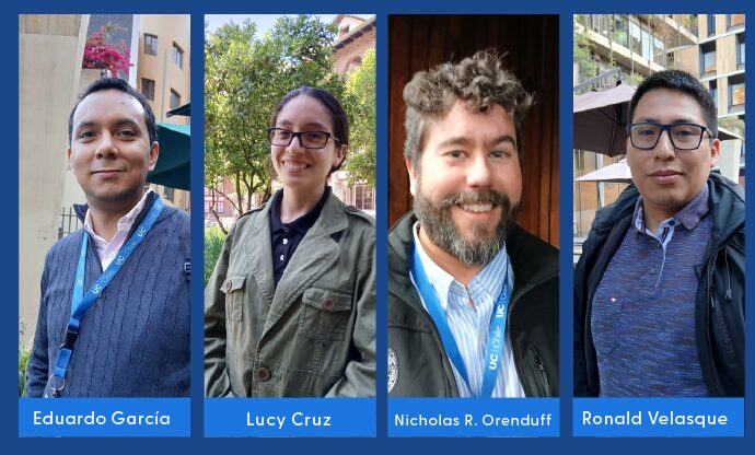 Eduardo García, Lucy Cruz, Nicholas Orenduff, Ronald Velasque